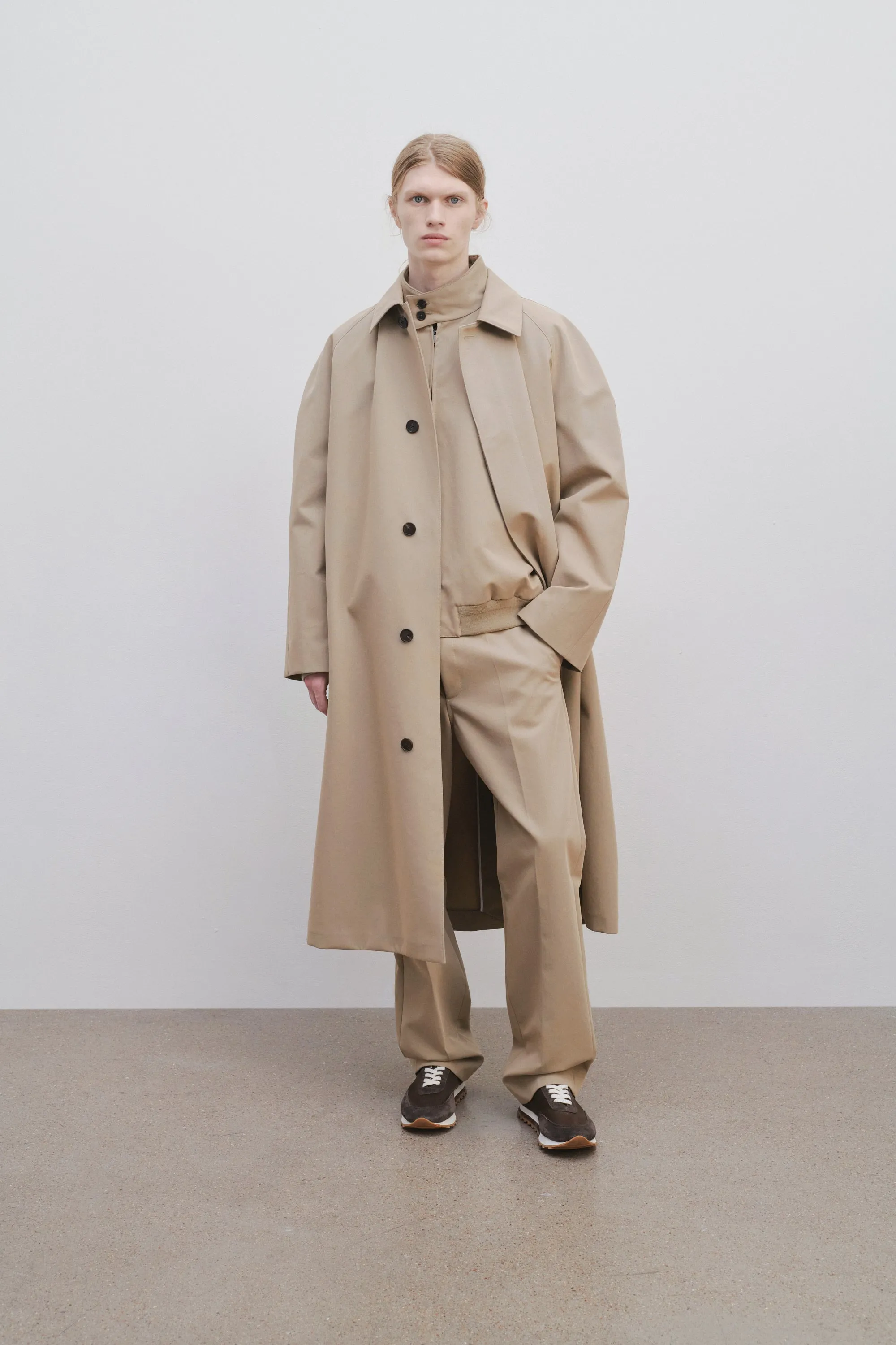 Johnson Coat in Cotton and Nylon sold by The Row product image thumbnail 3
