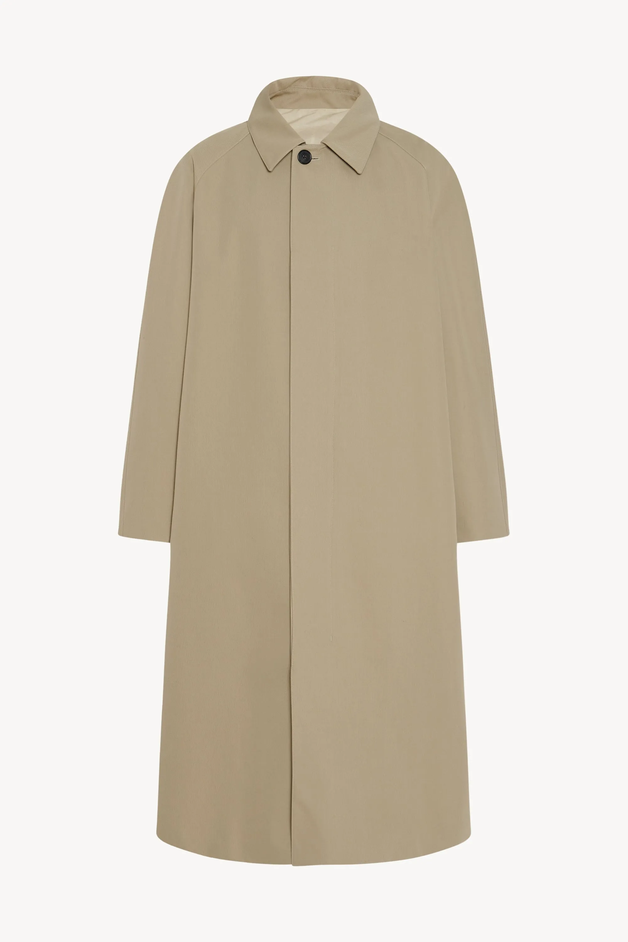 Johnson Coat in Cotton and Nylon sold by The Row