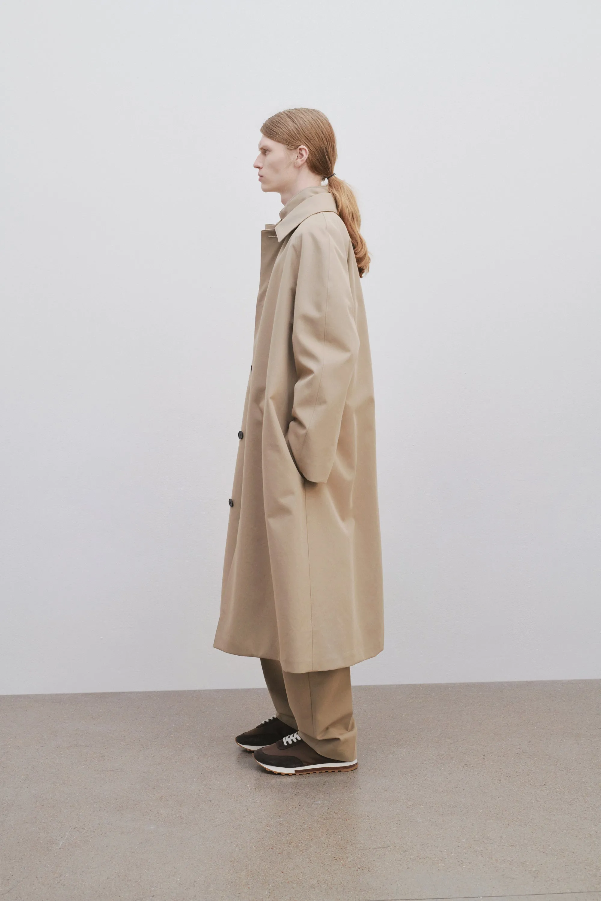 Johnson Coat in Cotton and Nylon sold by The Row product image thumbnail 4