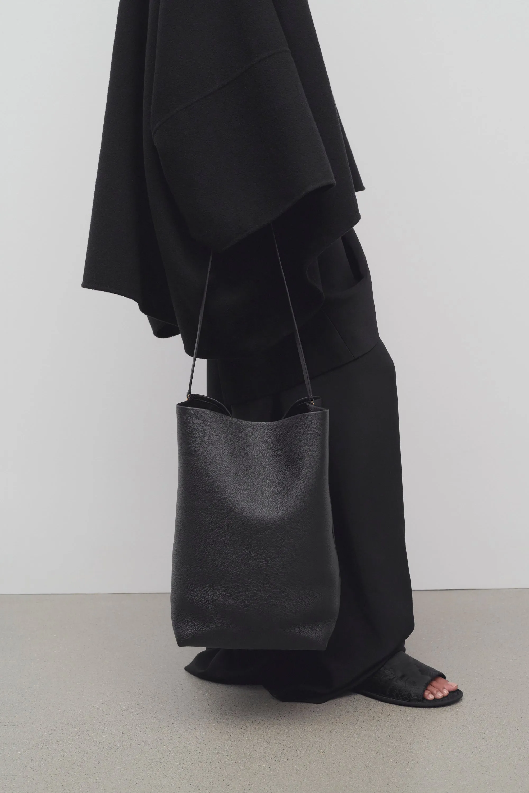 Large NS Tote Hook Bag in Leather sold by The Row product image thumbnail 4