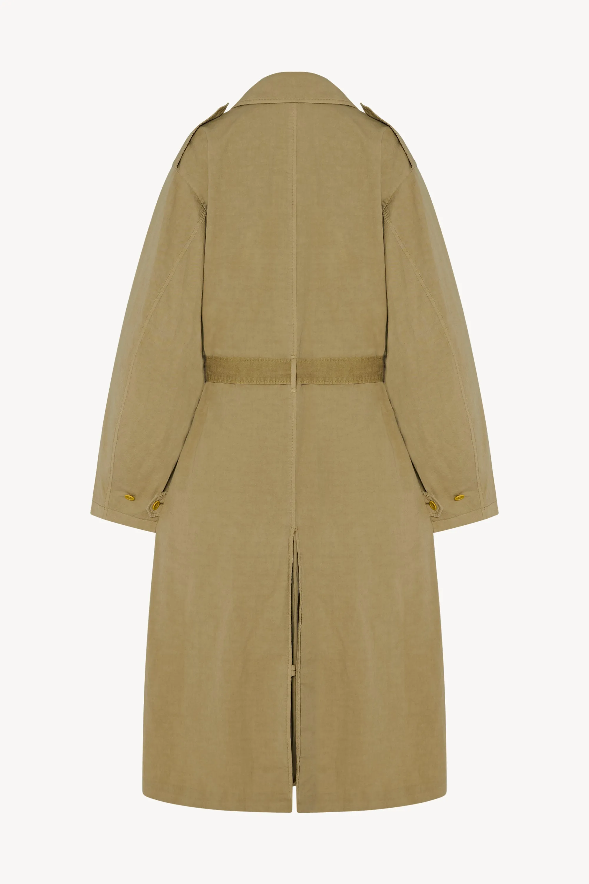 Montrose Coat in Cotton and Linen sold by The Row product image thumbnail 3