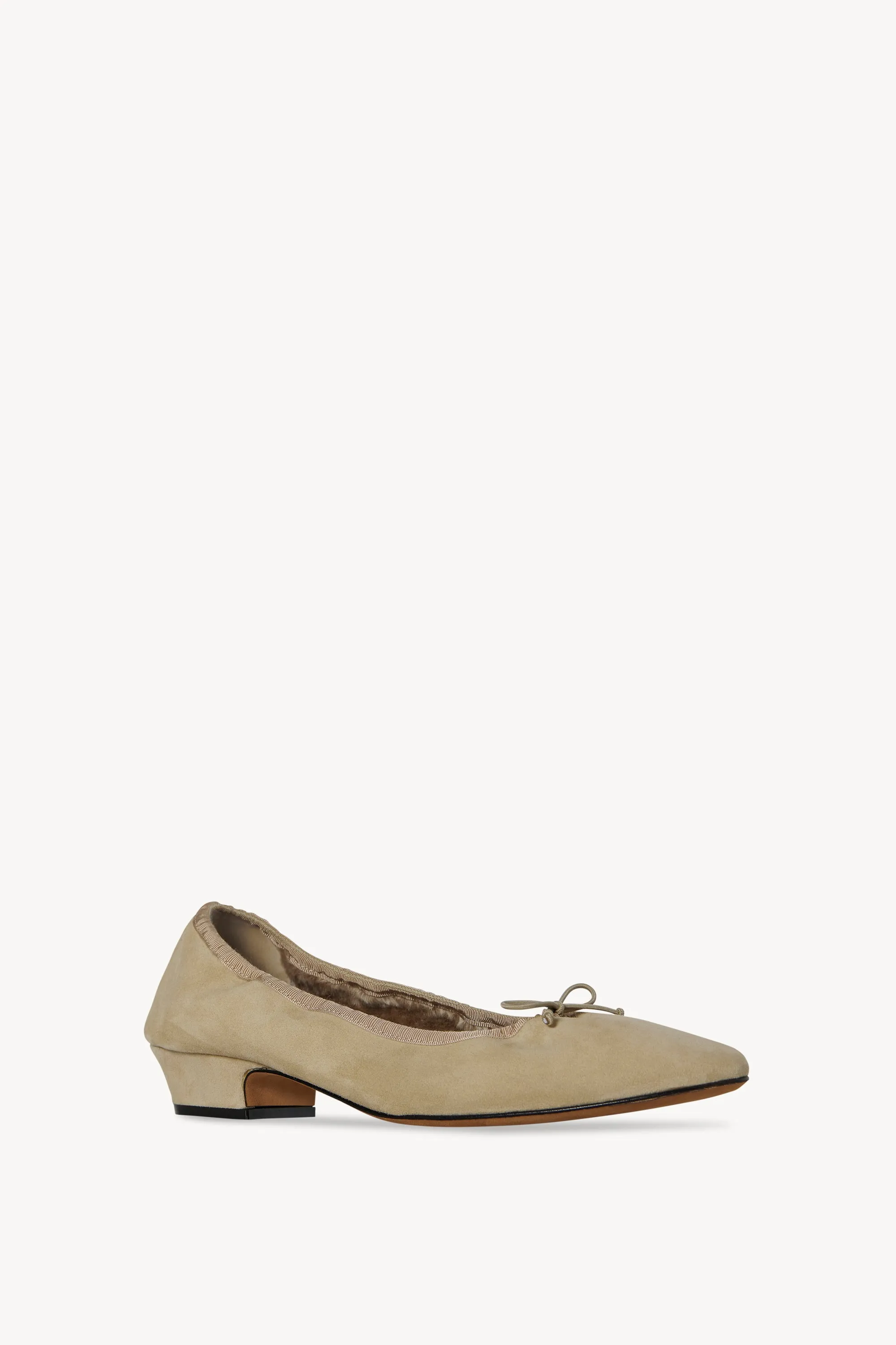 Awar Heeled Ballerina in Suede sold by The Row product image thumbnail 2