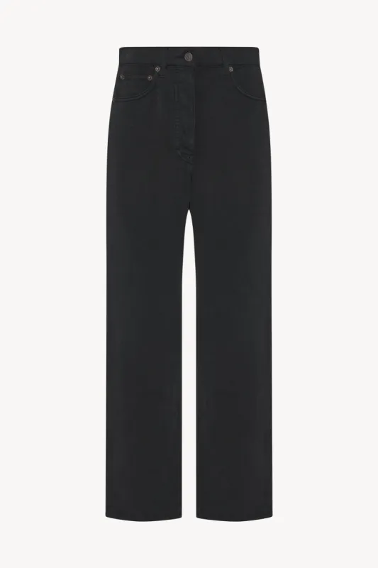 Borjis Jean in Cotton and Linen sold by The Row