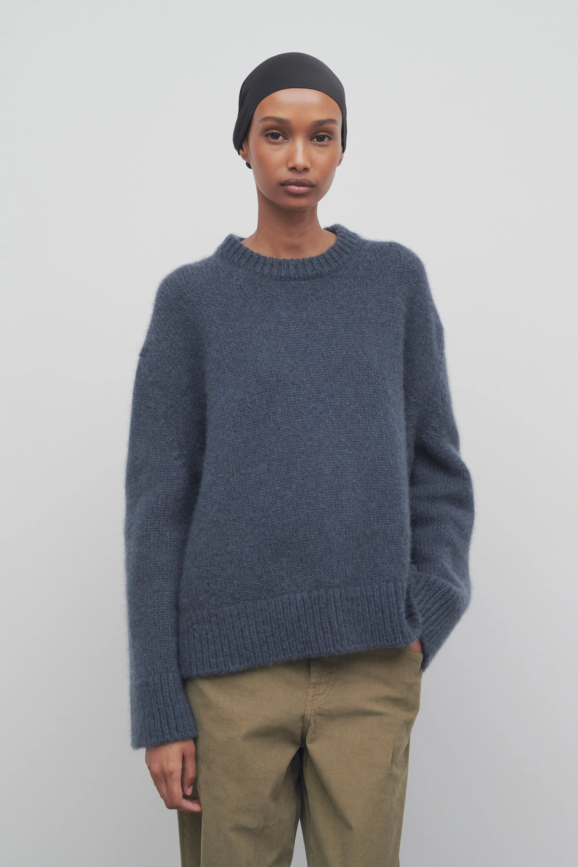 Hamis Sweater in Cashmere and Mohair sold by The Row product image thumbnail 3