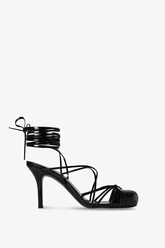Joan Sandal in Patent Leather made by The Row