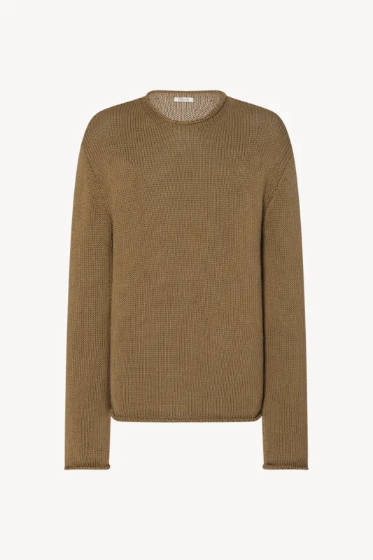 Anteo Sweater in Cotton and Cashmere sold by The Row