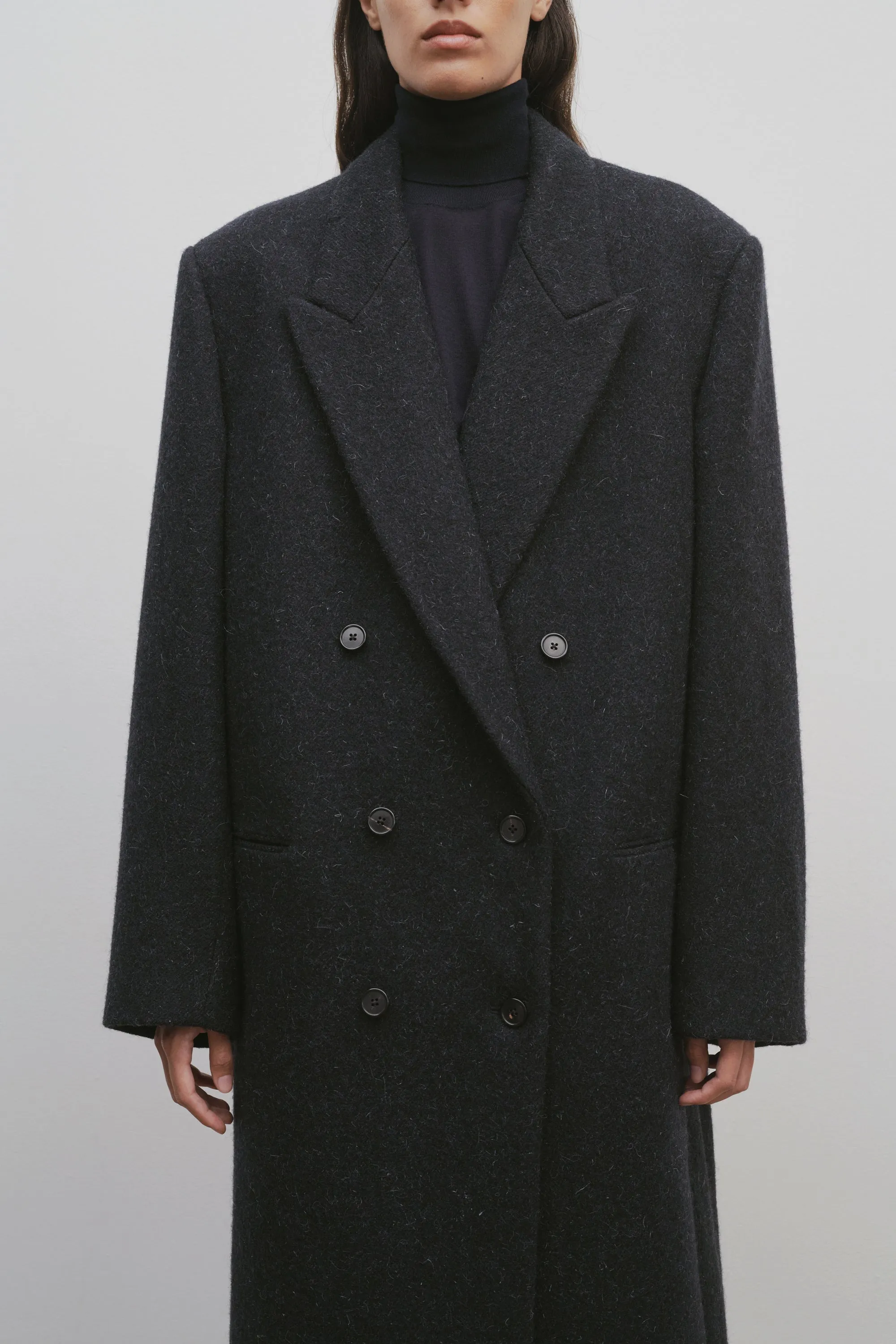 Dhanila Coat in Wool sold by The Row product image thumbnail 5