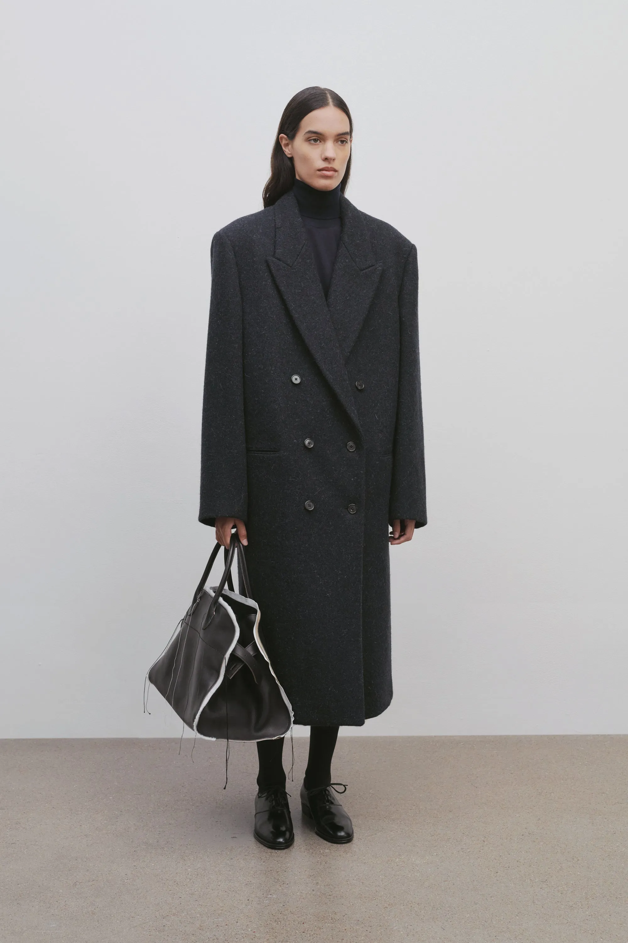Dhanila Coat in Wool sold by The Row product image thumbnail 3