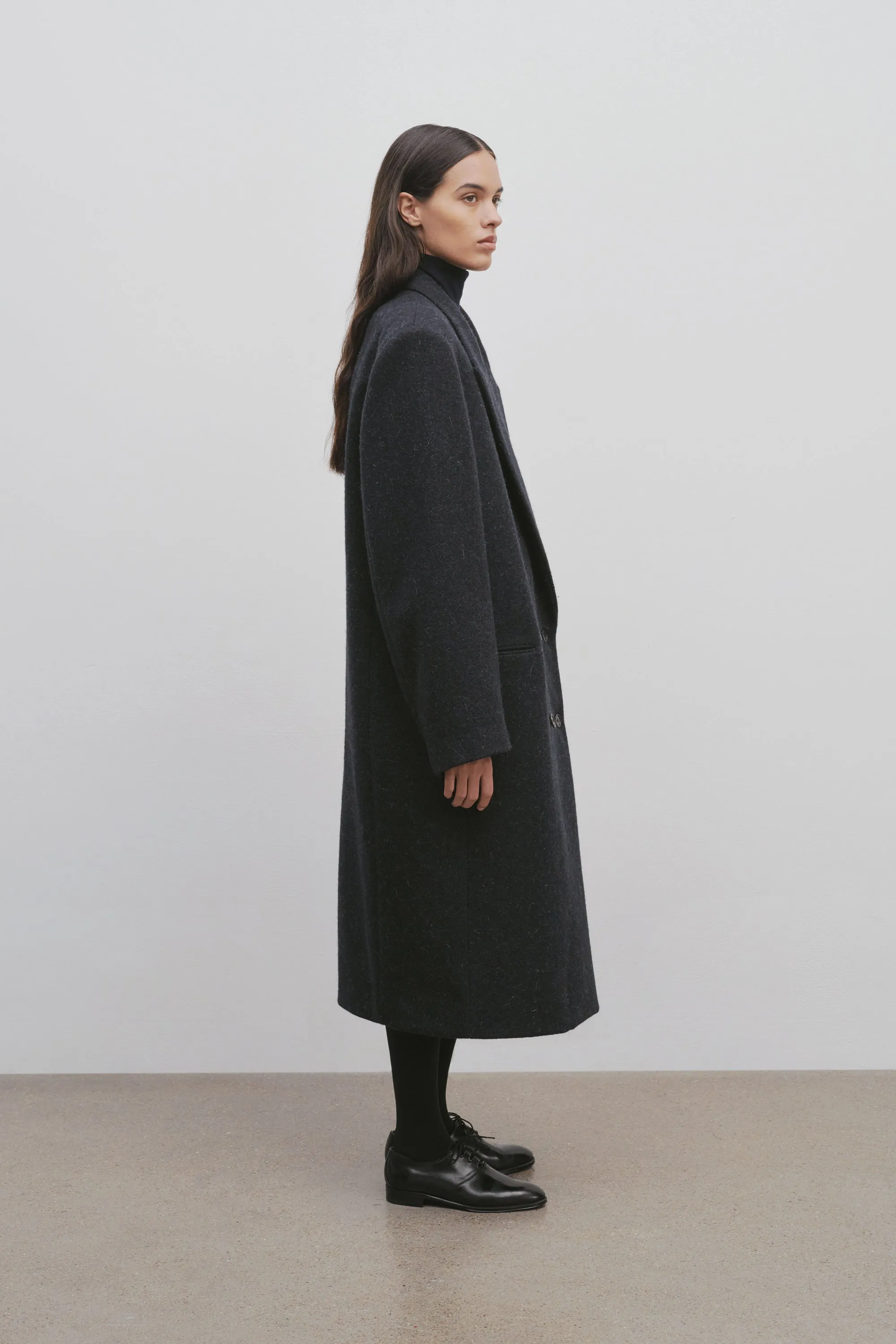Dhanila Coat in Wool sold by The Row product image thumbnail 4