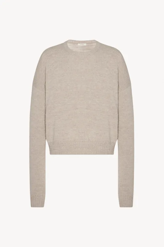 Gary Top in Virgin Wool and Linen sold by The Row