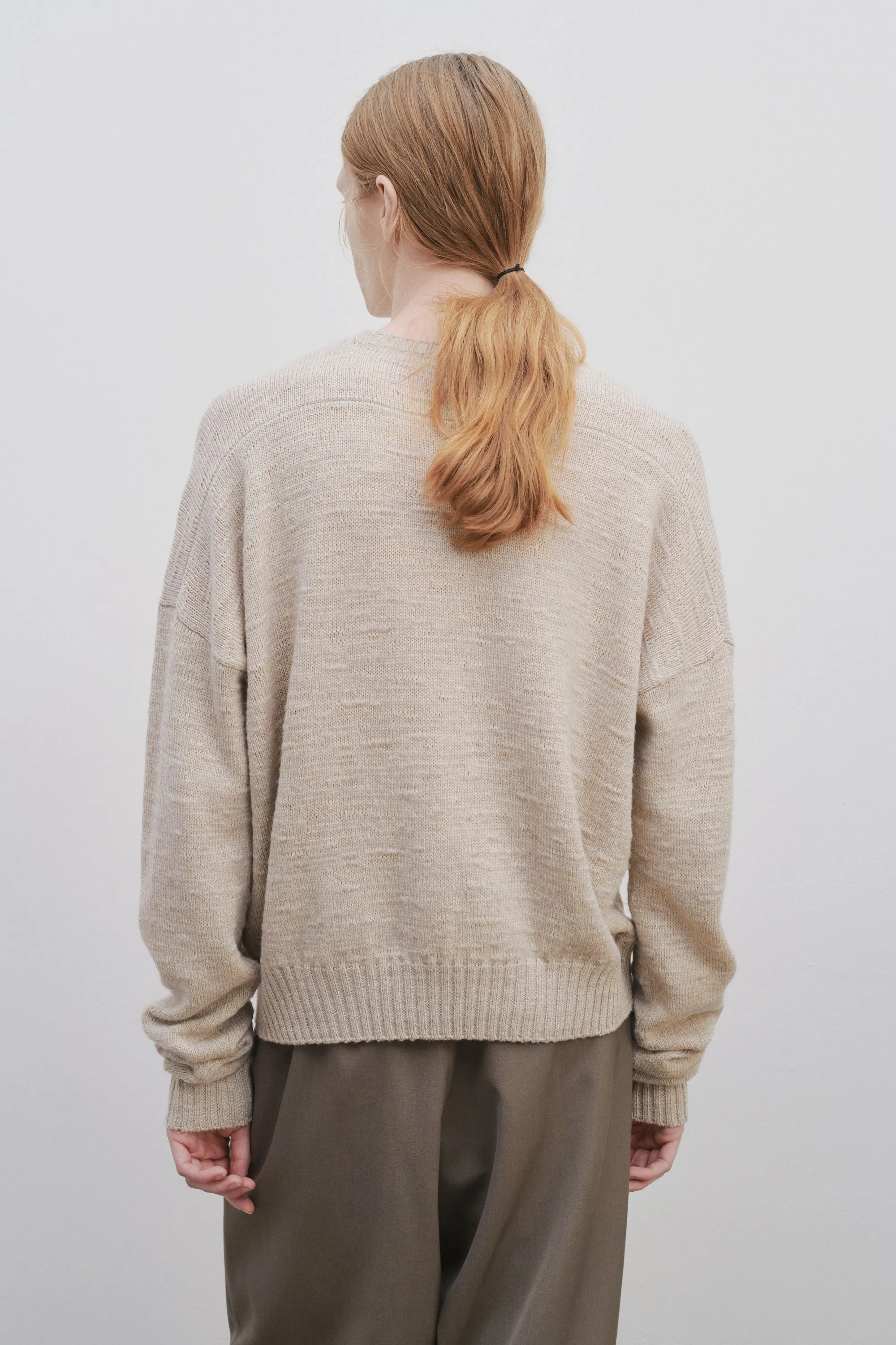 Gary Top in Virgin Wool and Linen sold by The Row product image thumbnail 5