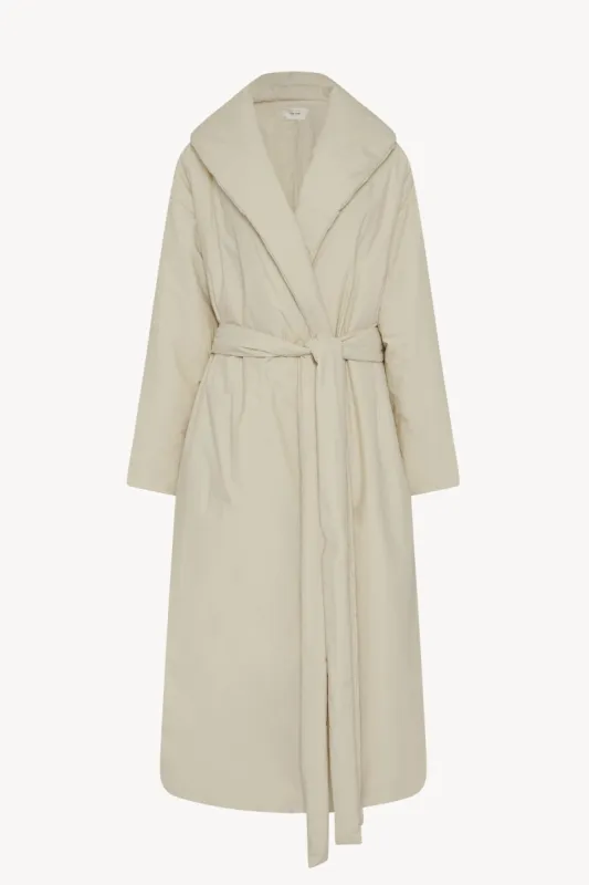 Francine Coat in Silk and Nylon sold by The Row