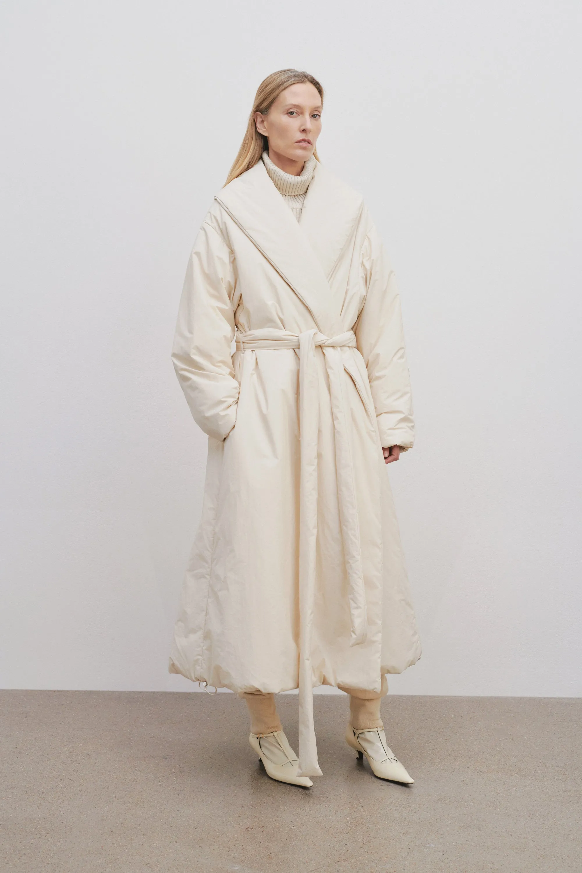 Francine Coat in Silk and Nylon sold by The Row product image thumbnail 3