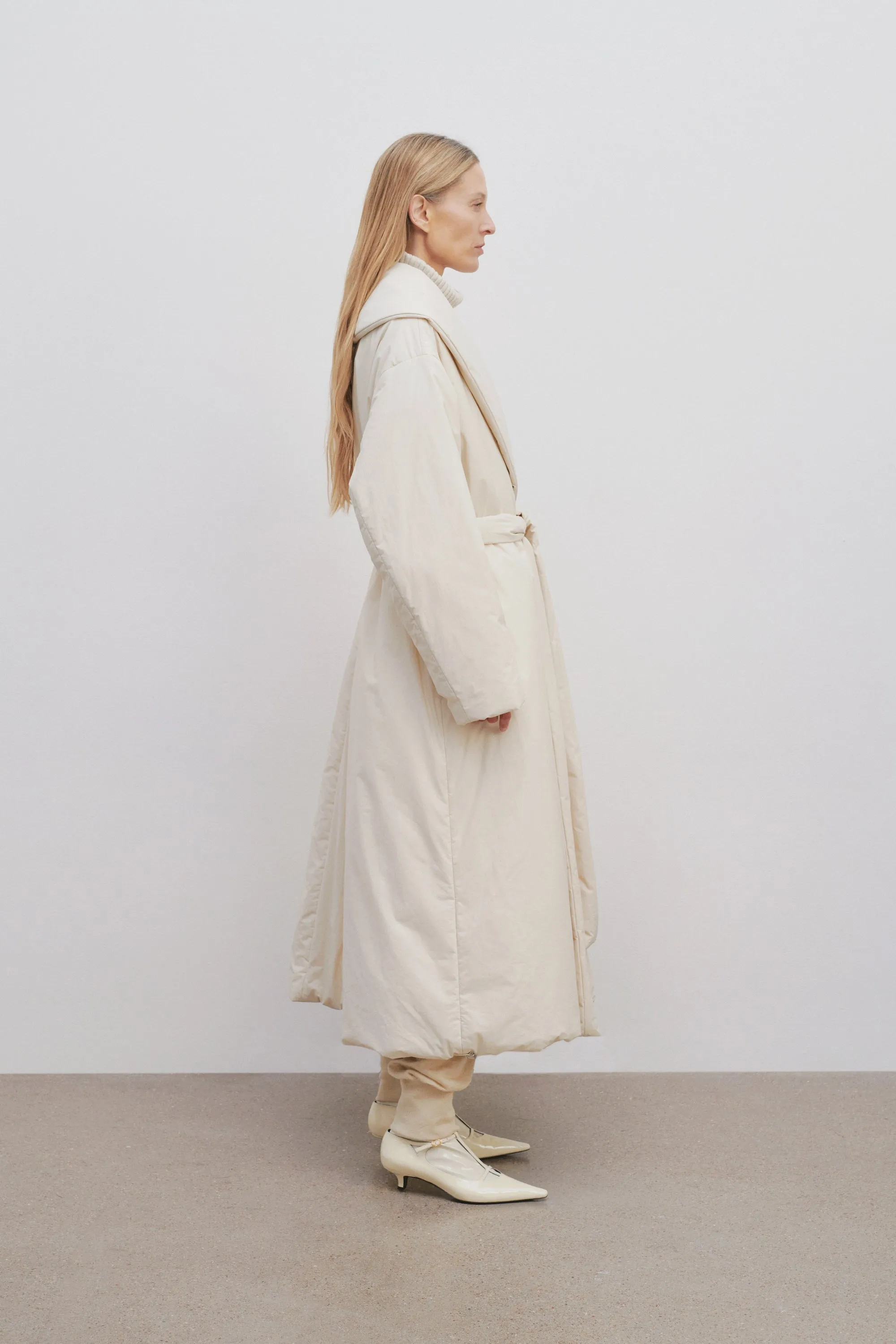 Francine Coat in Silk and Nylon sold by The Row product image thumbnail 5