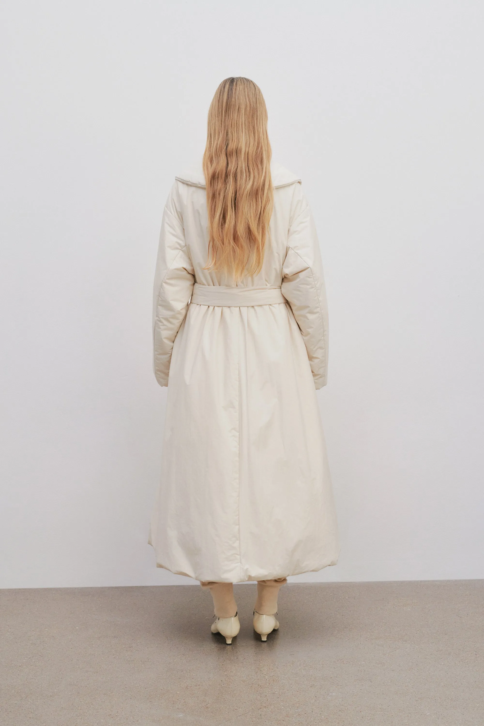 Francine Coat in Silk and Nylon sold by The Row product image thumbnail 4