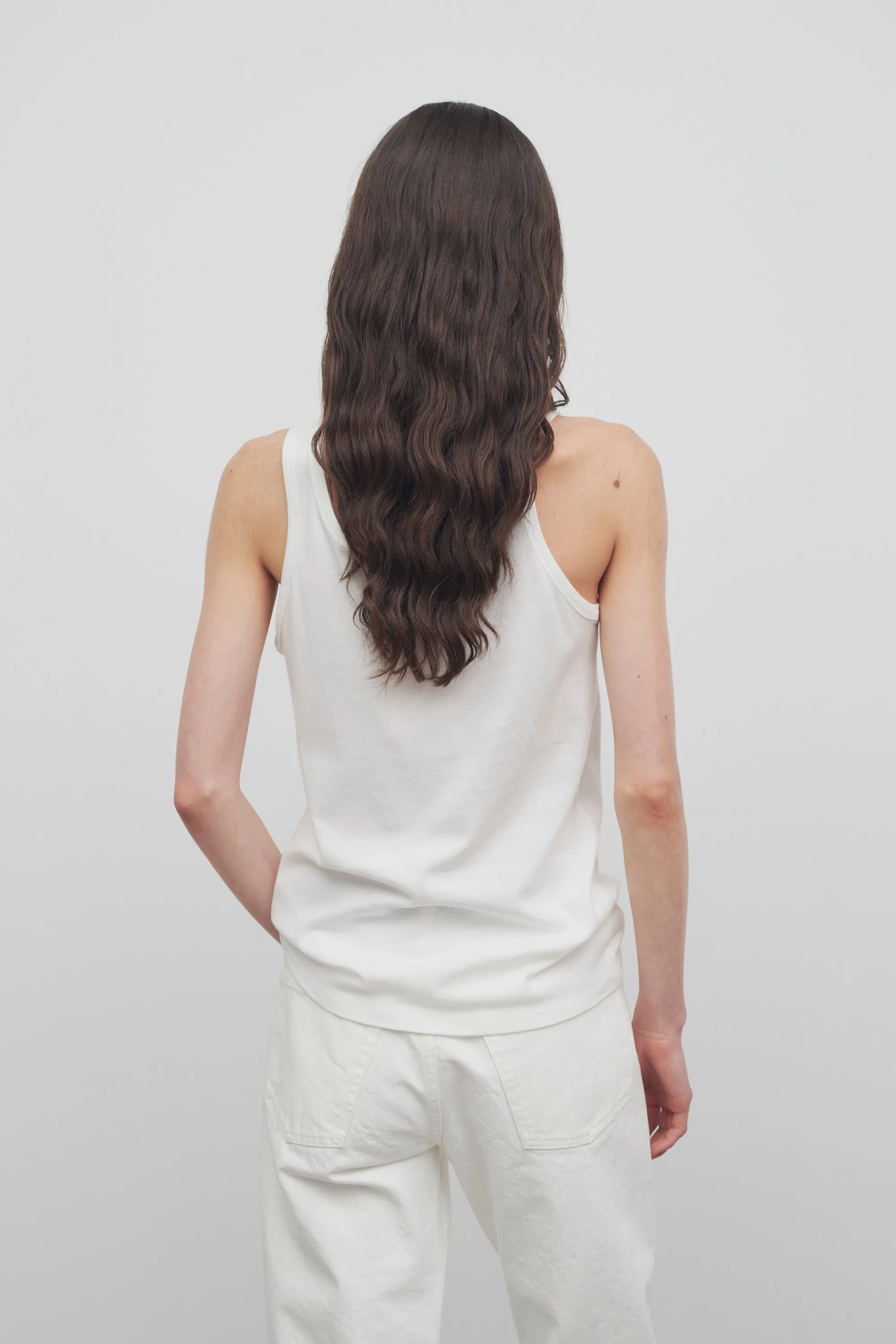 Frankie Tank Top in Organic Cotton sold by The Row product image thumbnail 5
