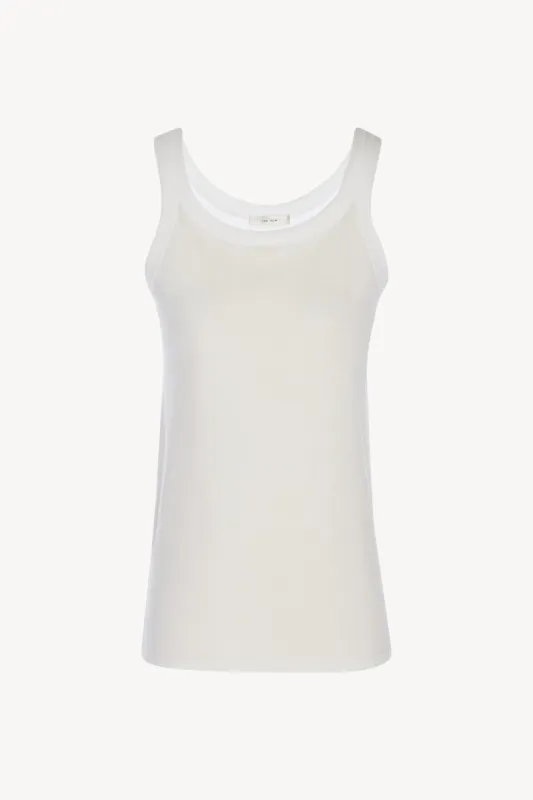 Frankie Tank Top in Organic Cotton sold by The Row