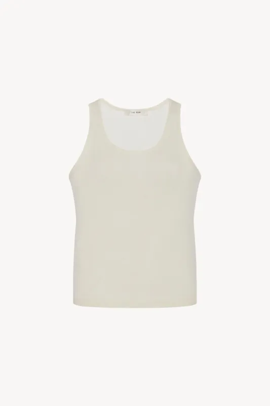 Formosa Tank in Cotton and Cashmere sold by The Row