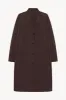 Adan Coat in Nylon sold by The Row