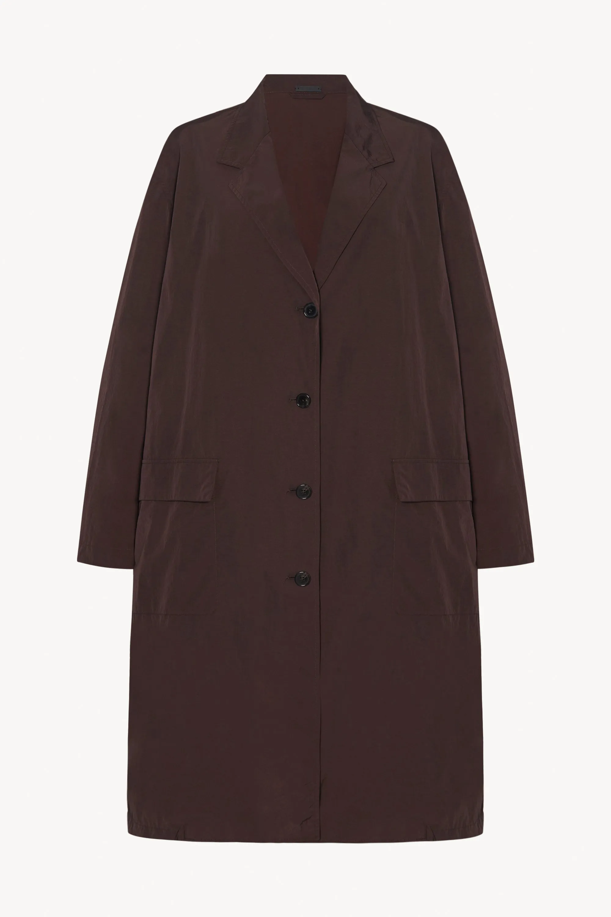 Adan Coat in Nylon sold by The Row