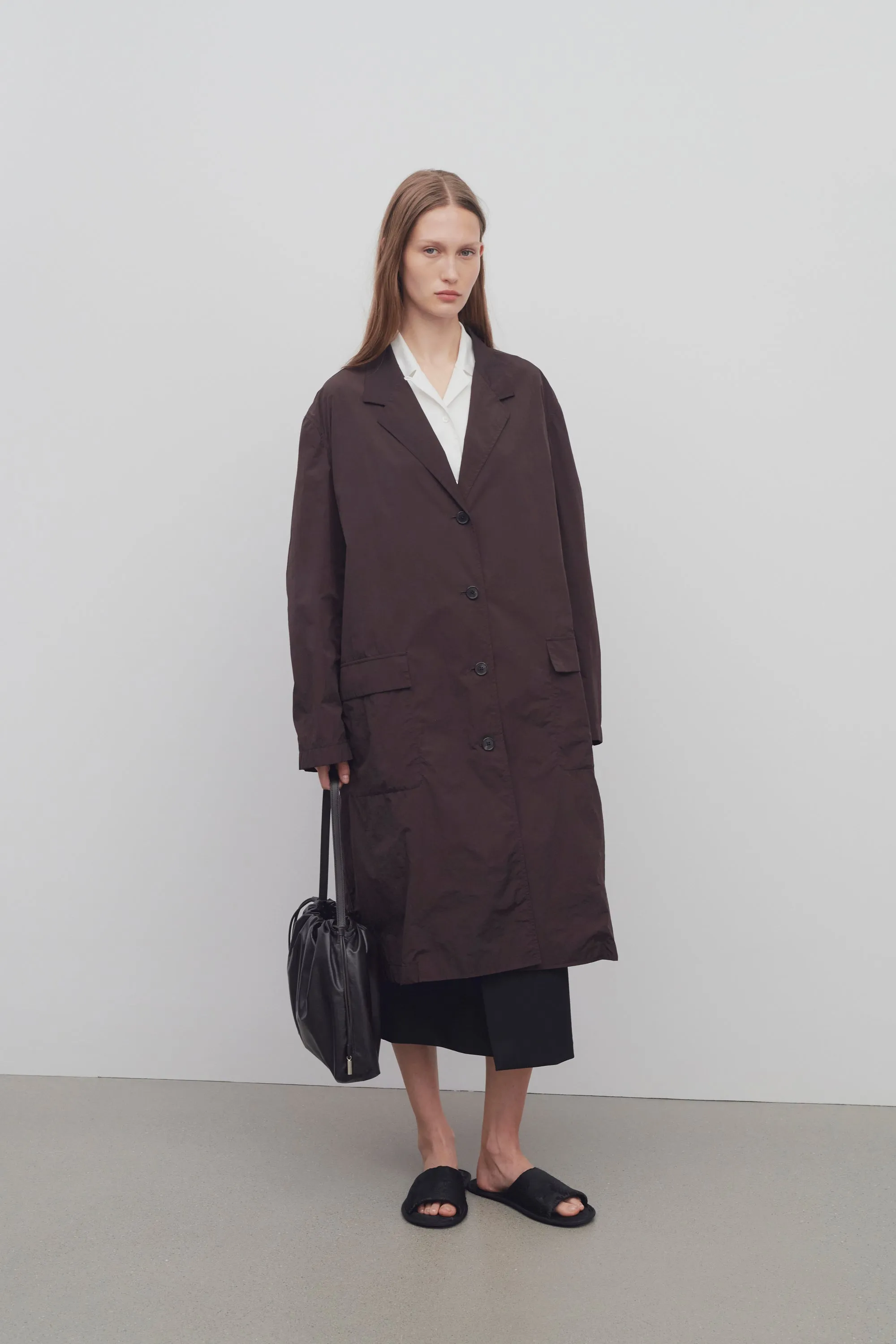 Adan Coat in Nylon sold by The Row product image thumbnail 3