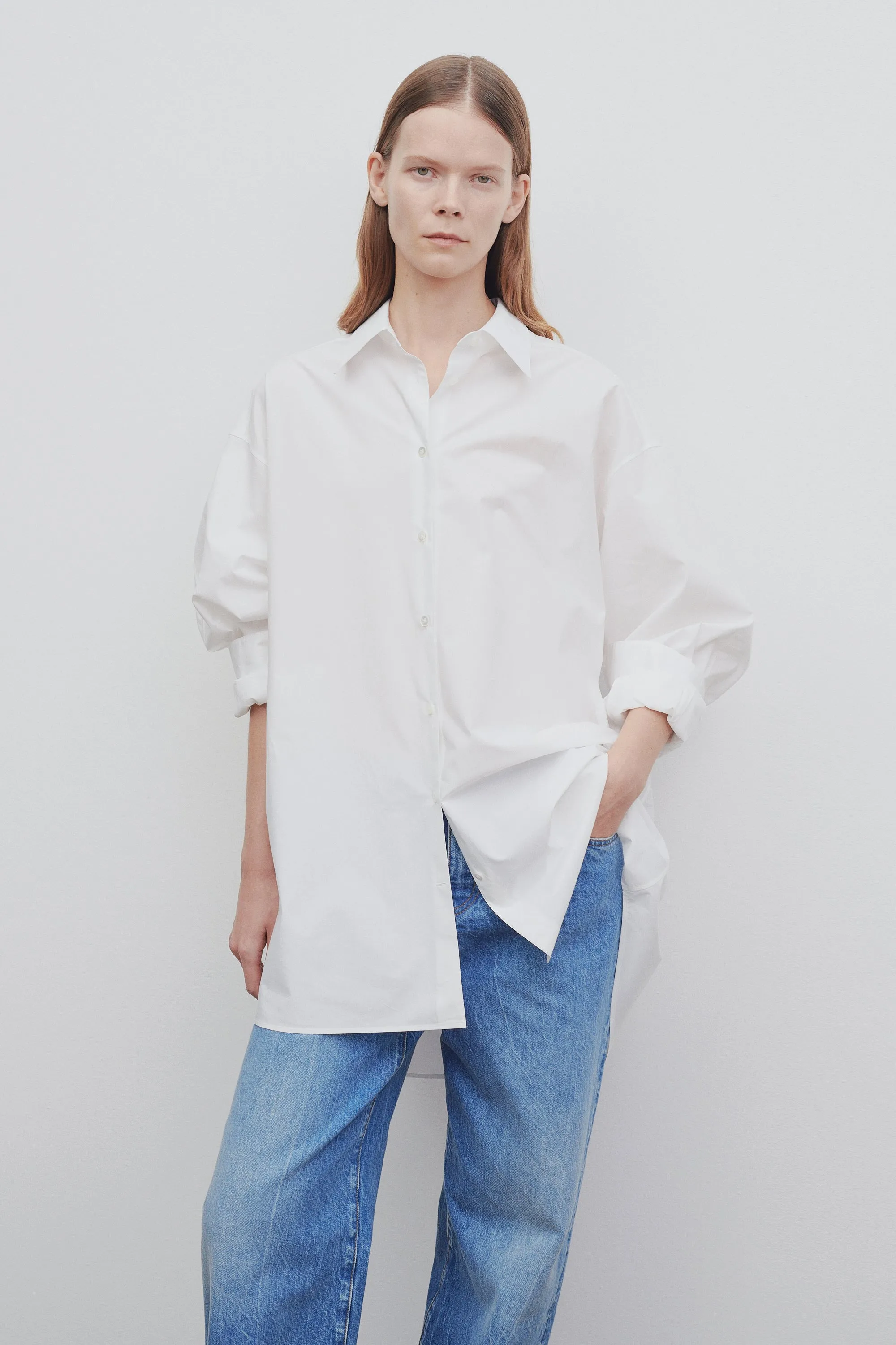 Luka Shirt in Cotton sold by The Row product image thumbnail 3