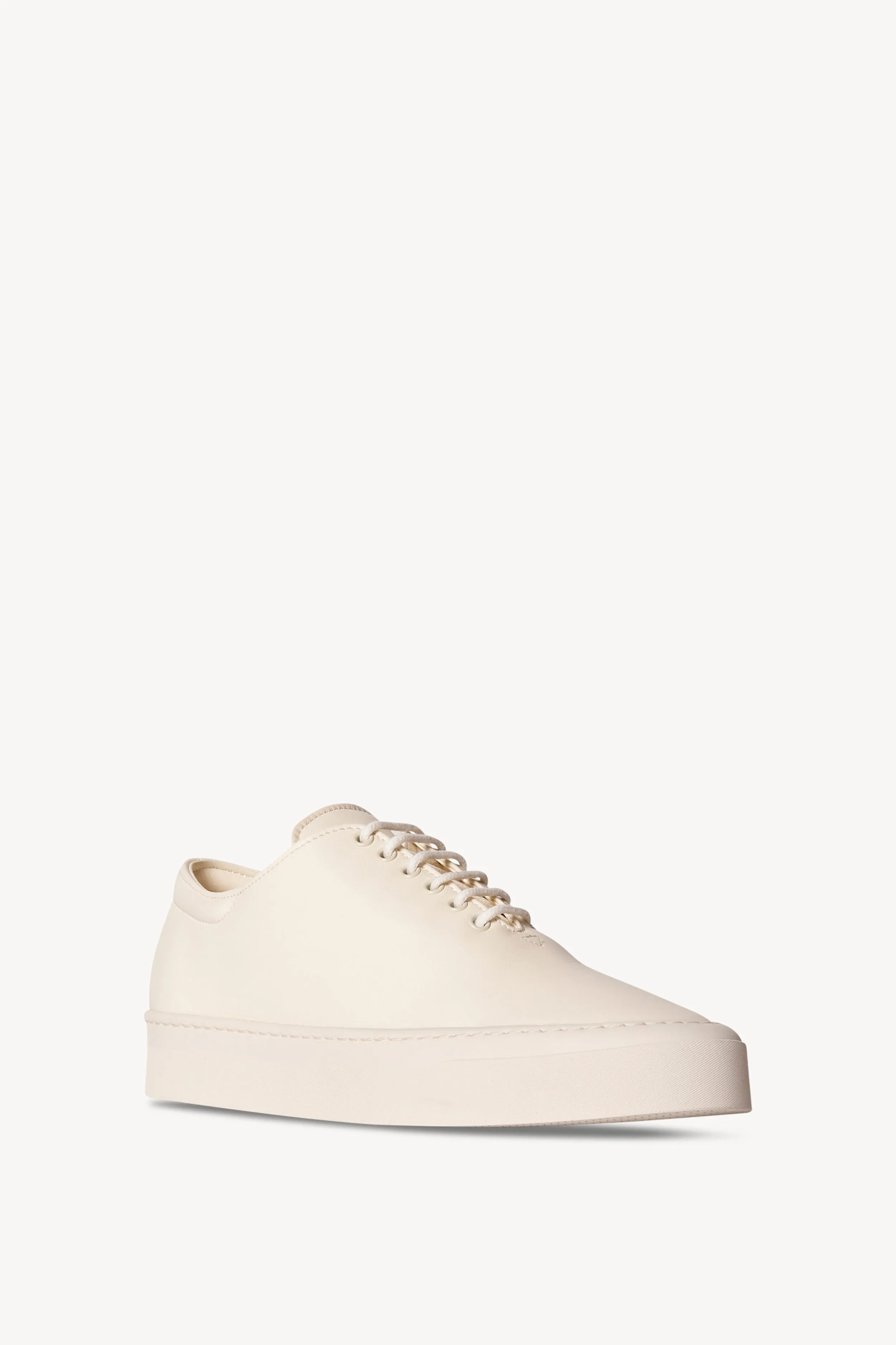 Marie H Lace-Up Sneaker in Leather sold by The Row product image thumbnail 2