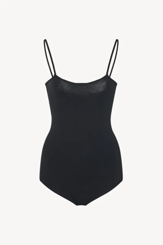 Farrah Bodysuit in Stretch Wool sold by The Row