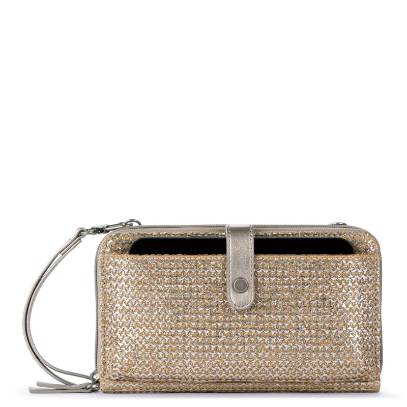 Smartphone Wallet - Straw - Pyrite Straw made by Sakroots