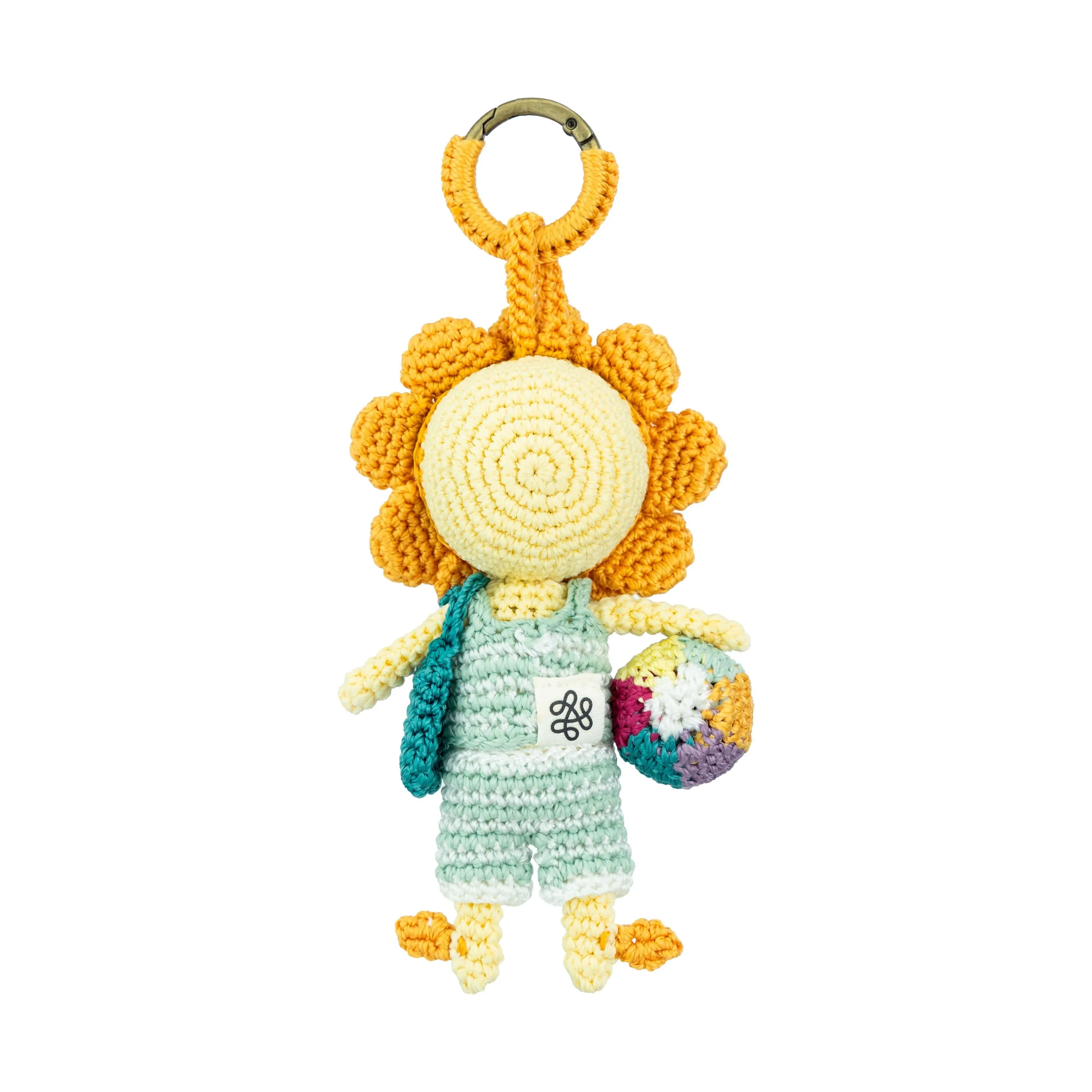 Sunbudz Sunflower Dangle - Hand Crochet - Shellee sold by The Sak product image thumbnail 4
