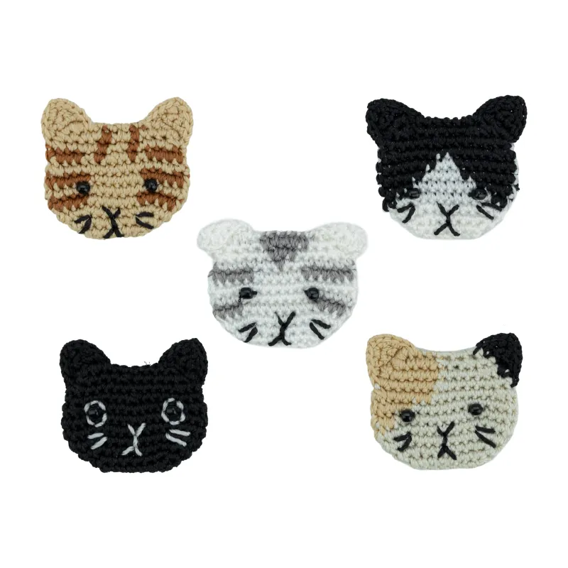 Yarnicharmz 5 Pack - Hand Crochet - Cats made by The Sak