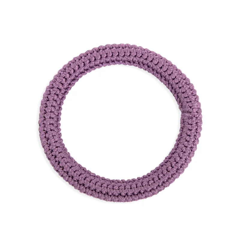 Finch Bangle - Hand Crochet - Heather made by The Sak