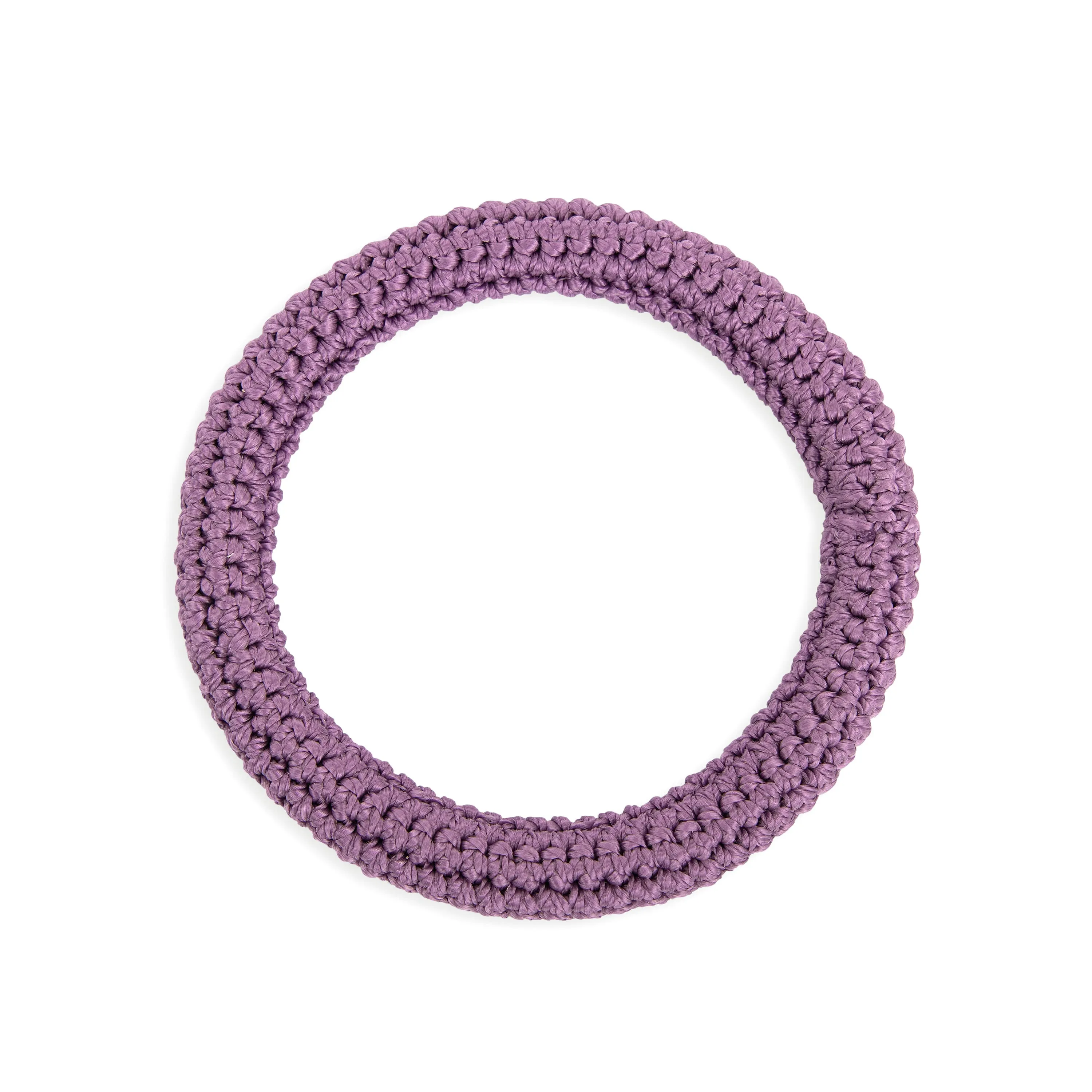 Finch Bangle - Hand Crochet - Heather sold by The Sak