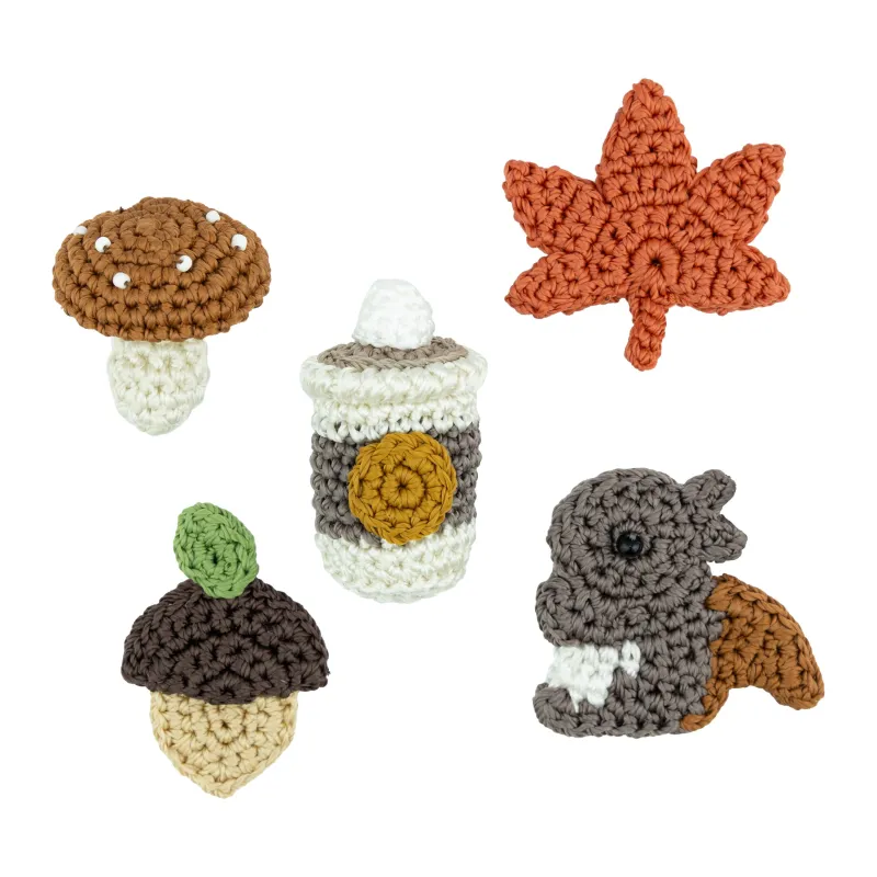 Yarnicharmz 5 Pack - Hand Crochet - Fall made by The Sak