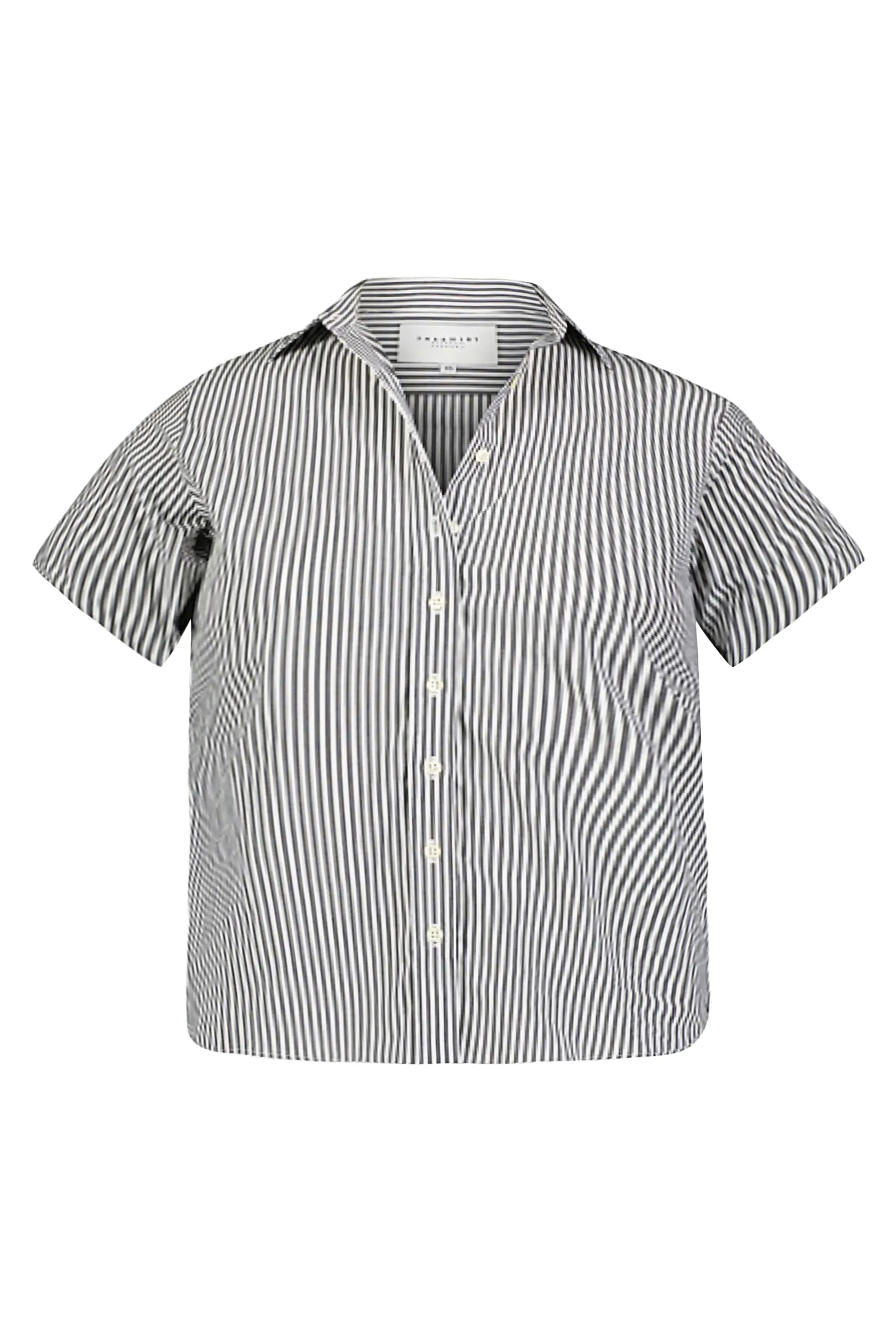 The Boxy Short Sleeve Cropped Shirt sold by The Shirt by Rochelle Behrens