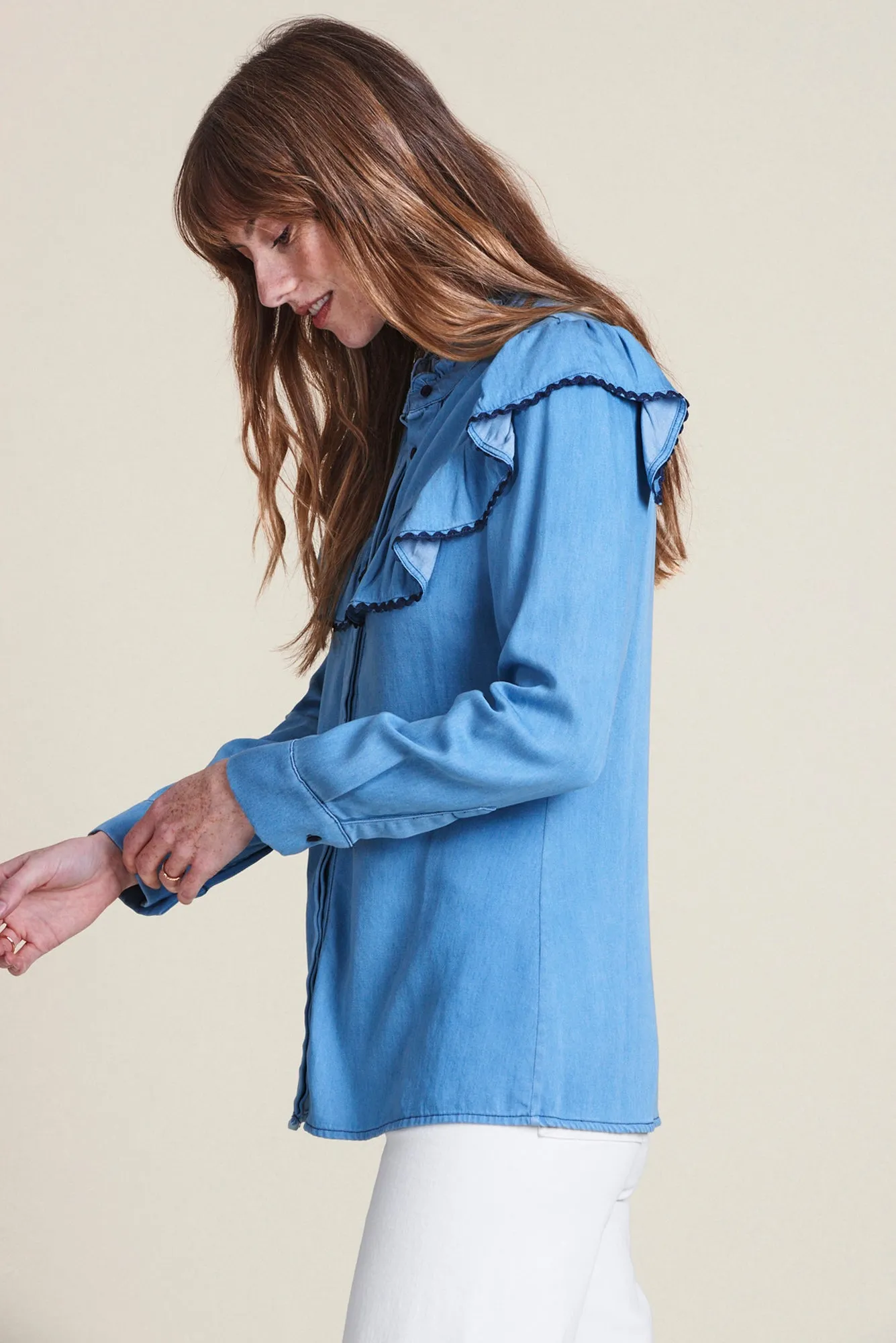 The Gwenyth Shirt sold by The Shirt by Rochelle Behrens product image thumbnail 5