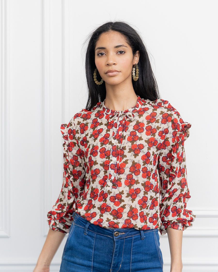 The Robyn Shirt sold by The Shirt by Rochelle Behrens