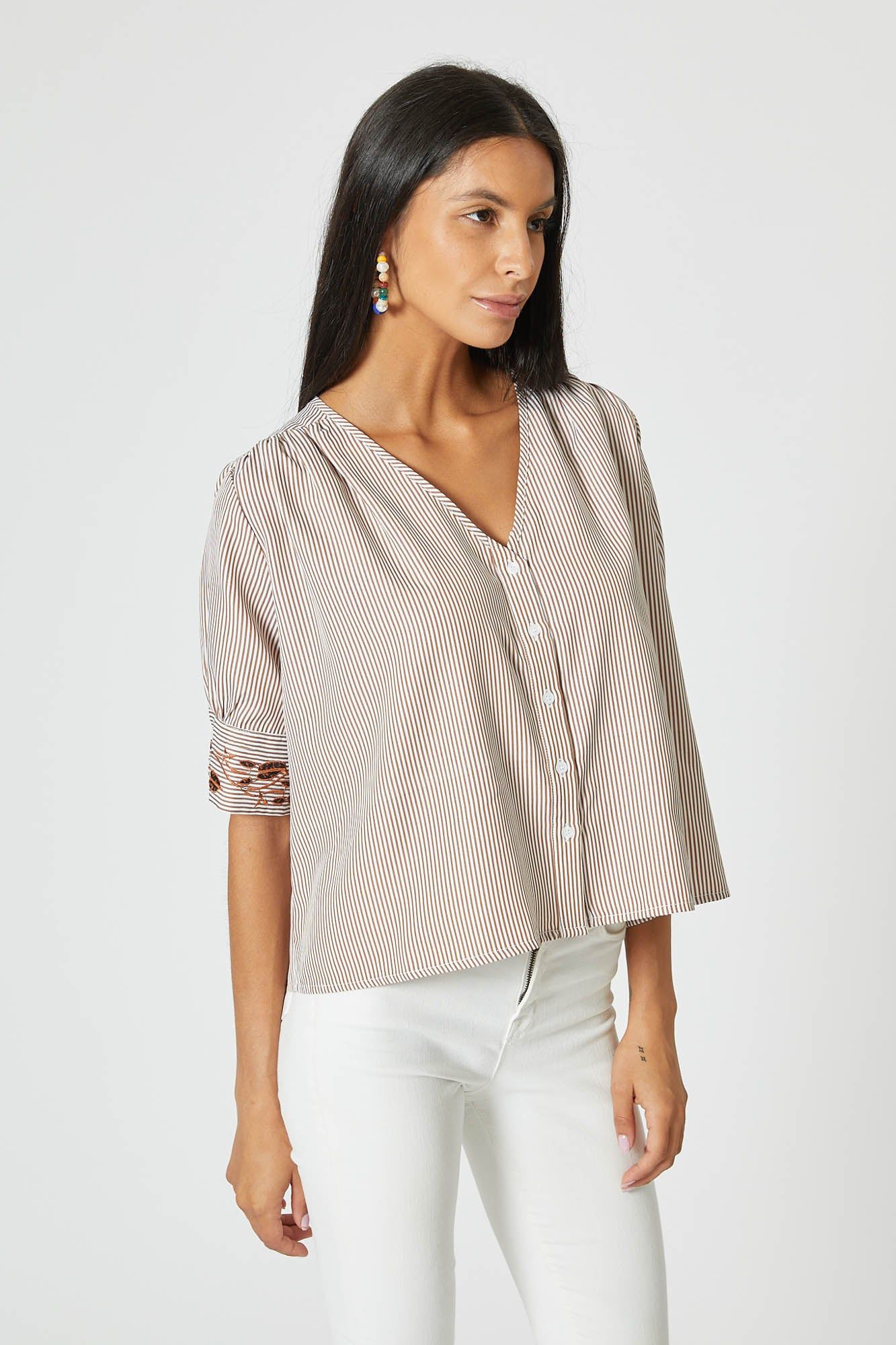 The Roxy Shirt sold by The Shirt by Rochelle Behrens