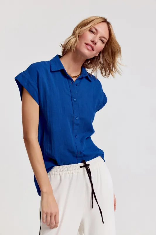 The Short Sleeve Boyfriend Shirt sold by The Shirt by Rochelle Behrens