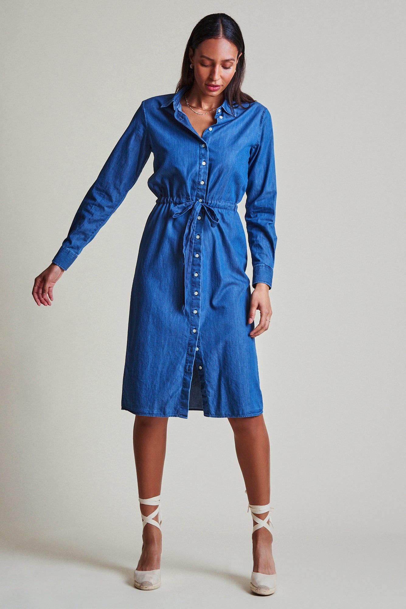 The Shirtdress with Tie Waist sold by The Shirt by Rochelle Behrens product image thumbnail 2