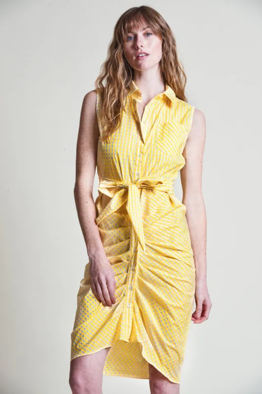 The Sleeveless Wrap Front Dress sold by The Shirt by Rochelle Behrens