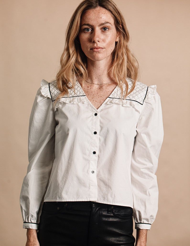The Victoria Shirt sold by The Shirt by Rochelle Behrens