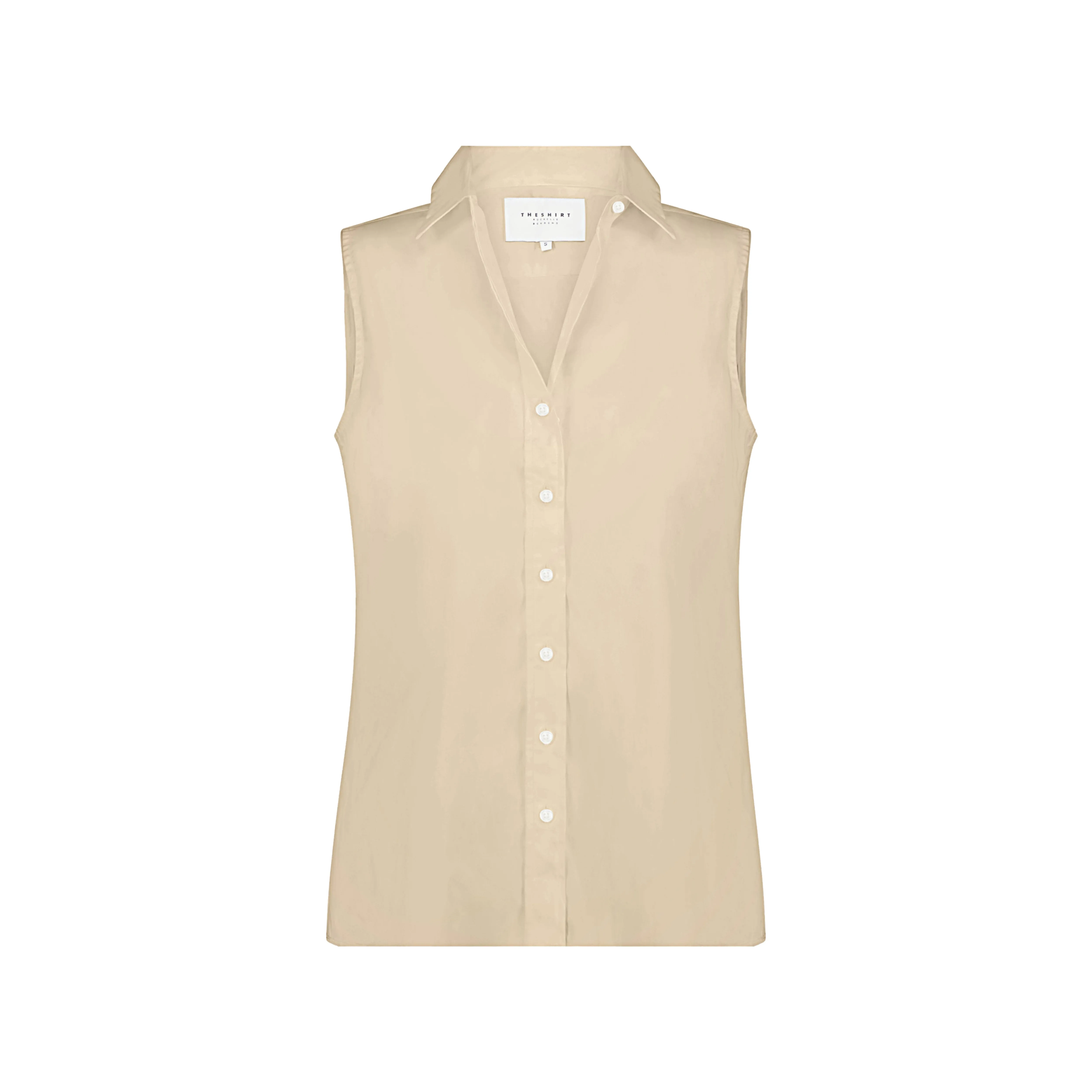 The Sleeveless Shirt sold by The Shirt by Rochelle Behrens