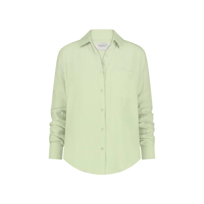 The Super Relaxed Boyfriend Shirt in Gauze sold by The Shirt by Rochelle Behrens