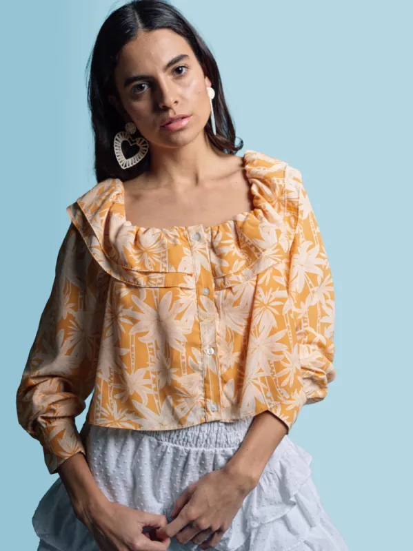 The Capri Shirt sold by The Shirt by Rochelle Behrens