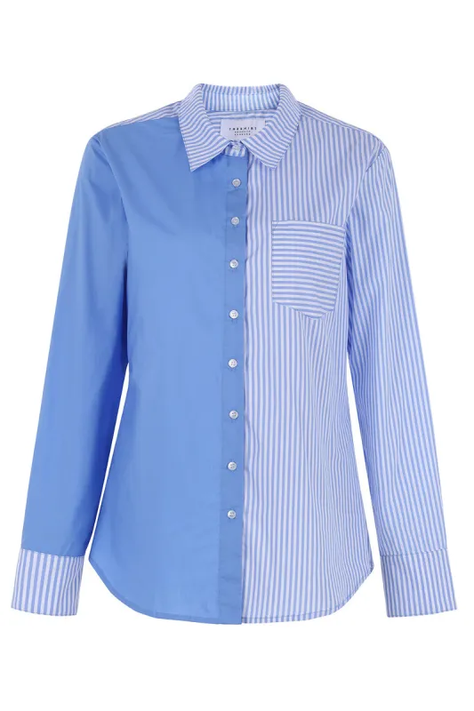 The Boyfriend Shirt in Stripe sold by The Shirt by Rochelle Behrens