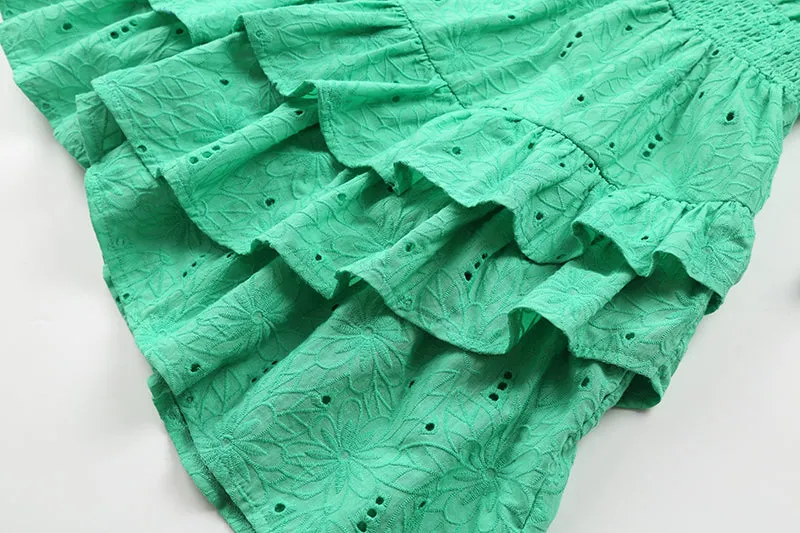 The Ruffle Tiered Mini Dress sold by The Shirt by Rochelle Behrens product image thumbnail 5