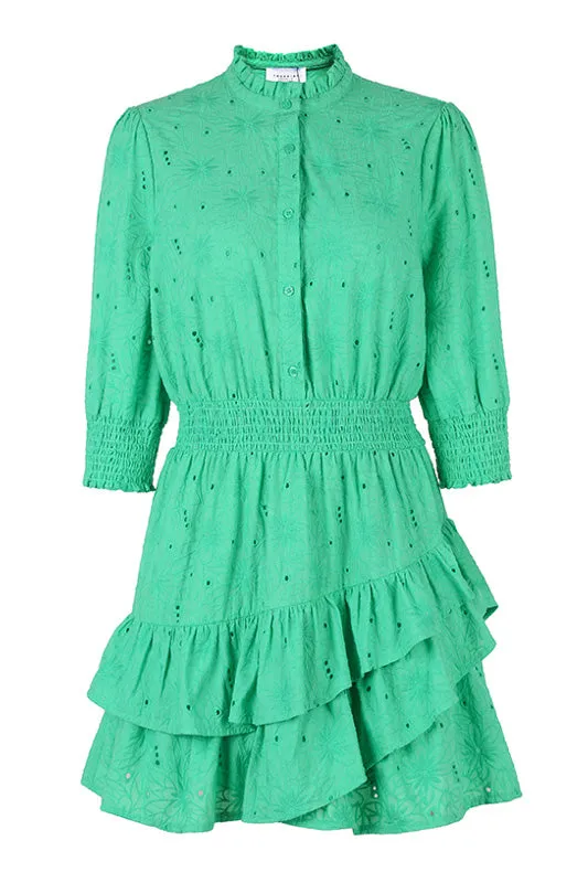 The Ruffle Tiered Mini Dress sold by The Shirt by Rochelle Behrens