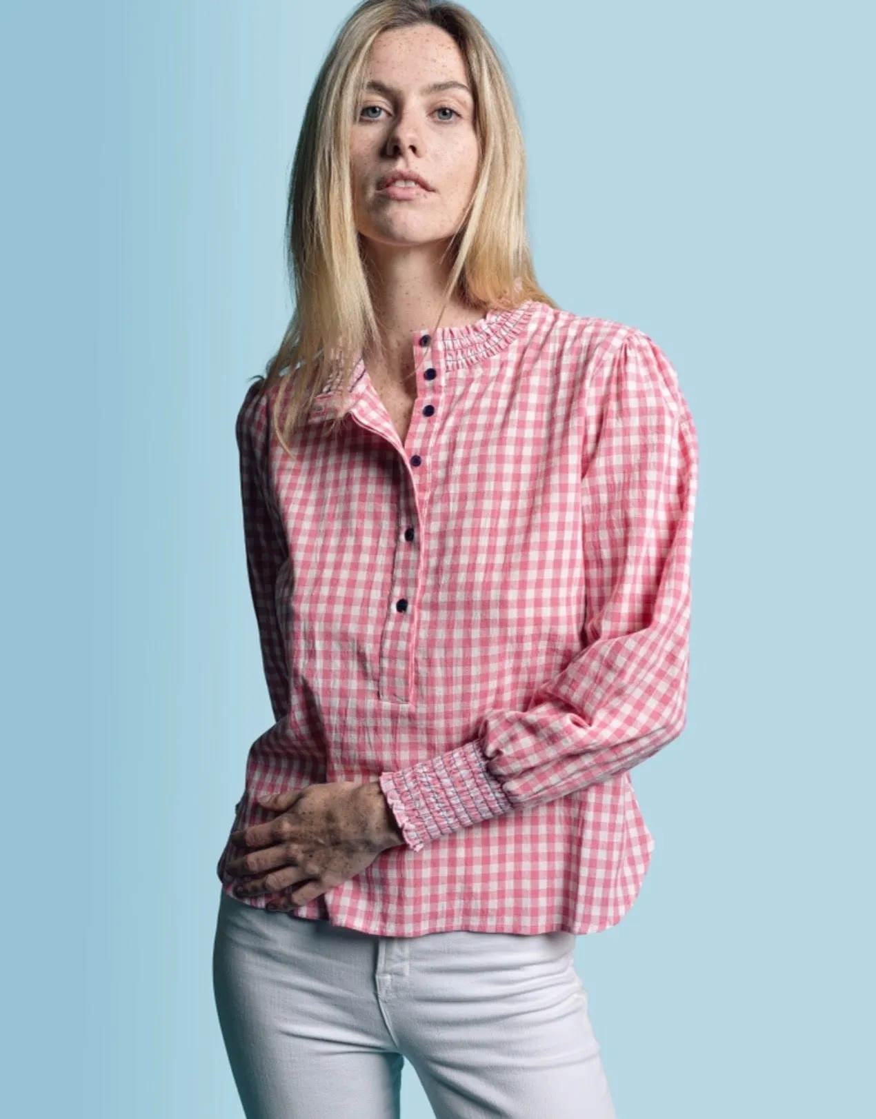The Tiffany Shirt sold by The Shirt by Rochelle Behrens product image thumbnail 2