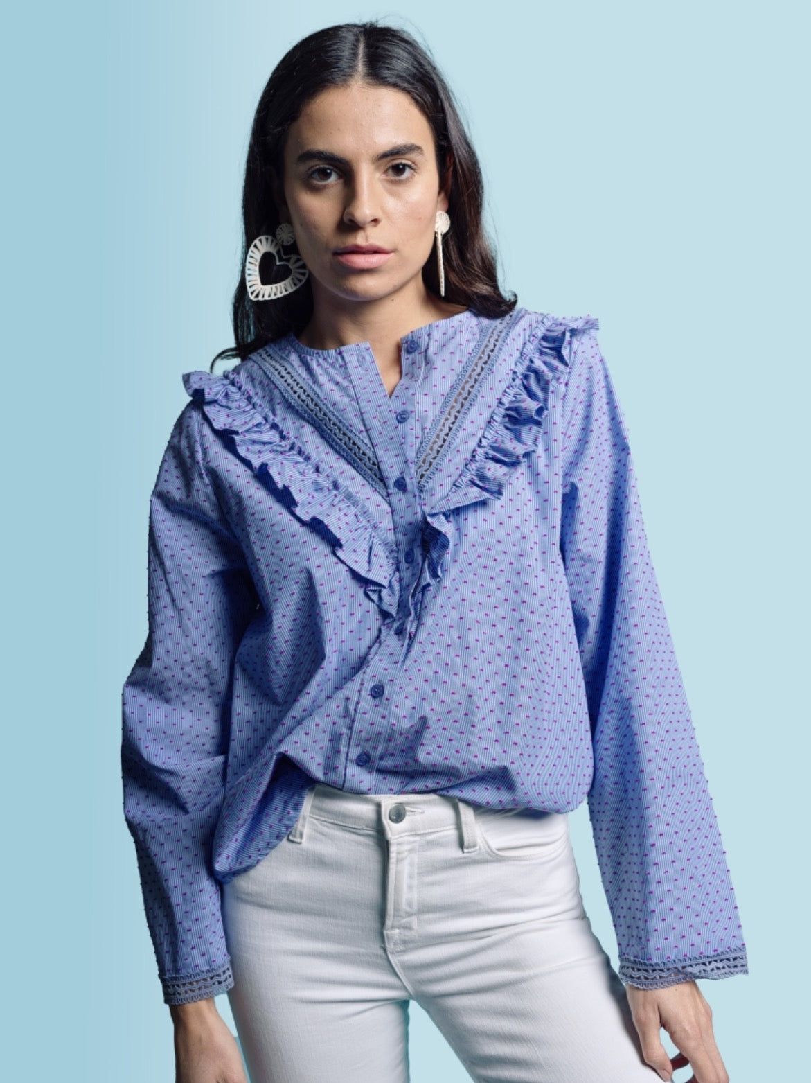 The Lindsay Shirt sold by The Shirt by Rochelle Behrens